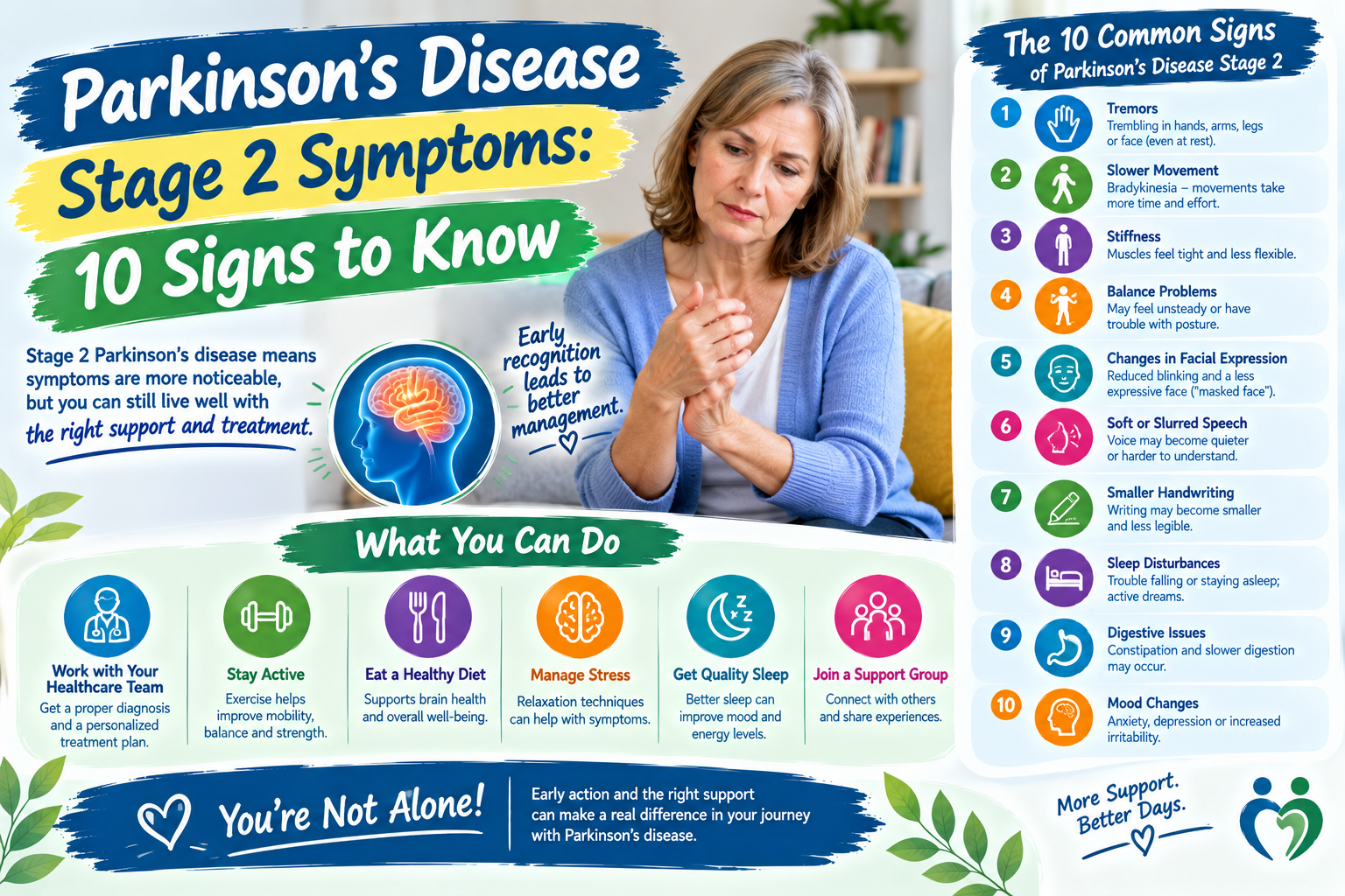 Parkinson’s Disease Stage 2 Symptoms: 10 Signs to Know